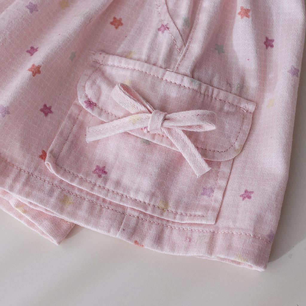 Summer Shorts Korean Casual Girls' Shorts Bow Star Print Summer Clothes Children's Shorts