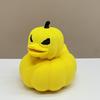 Pumpkin Duck Figurine 3D Printed Halloween Duck Statue Tabletop Duck Pumpkin Centerpiece for Shelves Mantel Entryway Bedroom
