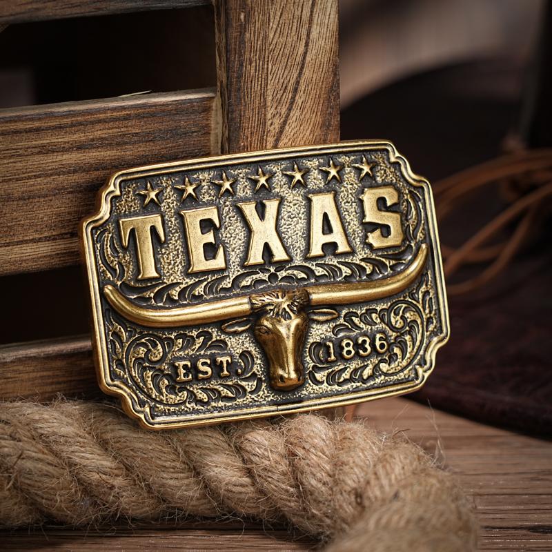 Western Belt Buckle Initial Vintage-Cowboy Rodeo Silver Large Belt Buckle For Men Women