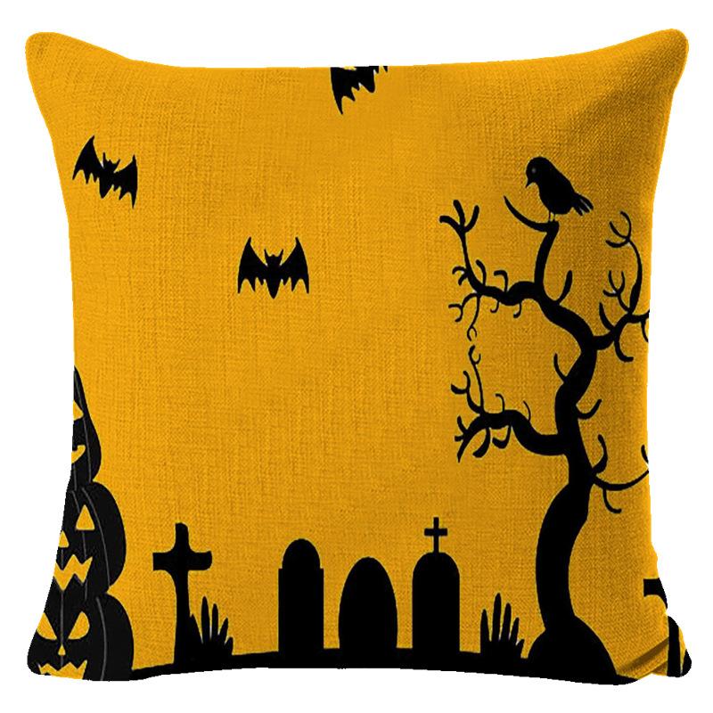 New Halloween Pillow Case Halloween Pillow Core Bed Home Decoration Bedside Cushion