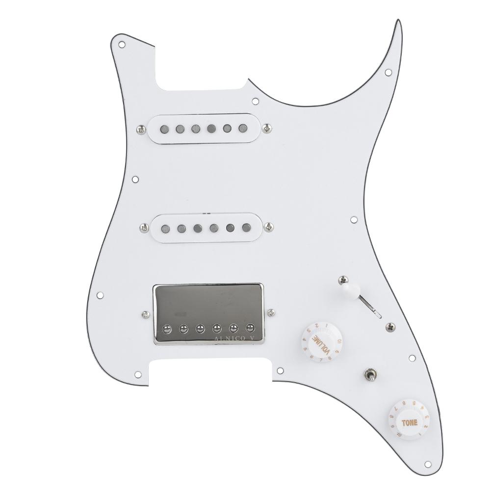 SSH Loaded Prewired Double Coil Pickups Pickguard Electric Guitar Instrument Accessories