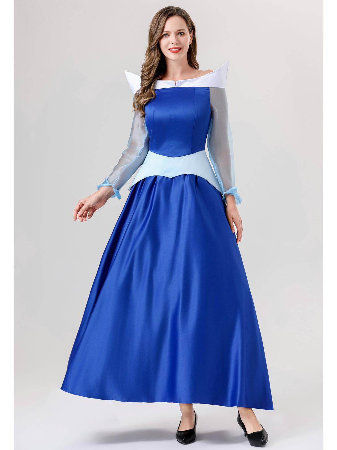 

Adult Princess Costume: Cinderella, Snow White, Alice, Sleeping Beauty - Perfect for Cosplay, Halloween, or Children s Day Double Extra Large