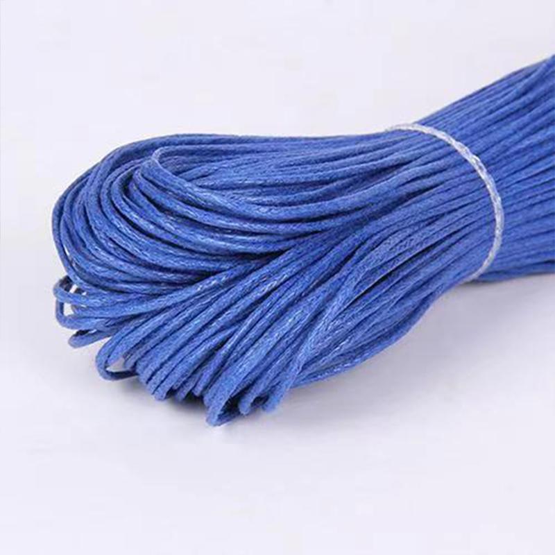 About 45m Wax Thread Cotton Cord Waxed Cotton Braided Rope for Braided Macrame Sewing Tools DIY Handmade Braided Rope Crafts