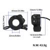 Tool Free Throttle Replacement Unit For Electric Bikes Durability ABS Construction Comfort Grip Design