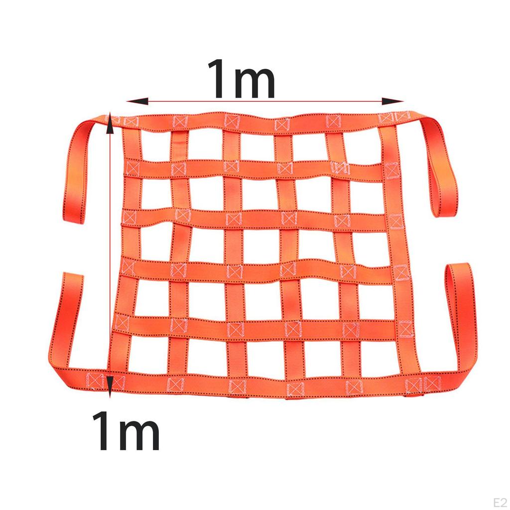 Δίχτυ ανύψωσης φορτίου, επίπεδο πολυεστέρα, ευέλικτο, ασφαλές για φόρτωση και εκφόρτωση βαρέων αντικειμένων