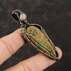 Fruit Jasper Copper Pendant Copper Wire Wrapped Gemstone Pendant Copper Jewelry Rainbow Moonstone Jewelry Gift For Women Handmade Pendant
