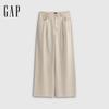 Gap Women's 2025 Fall Lyocell Blend Pleated Wide-leg Casual Pants