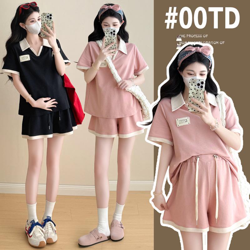 2026 Summer Maternity Casual Loose Shorts Set L