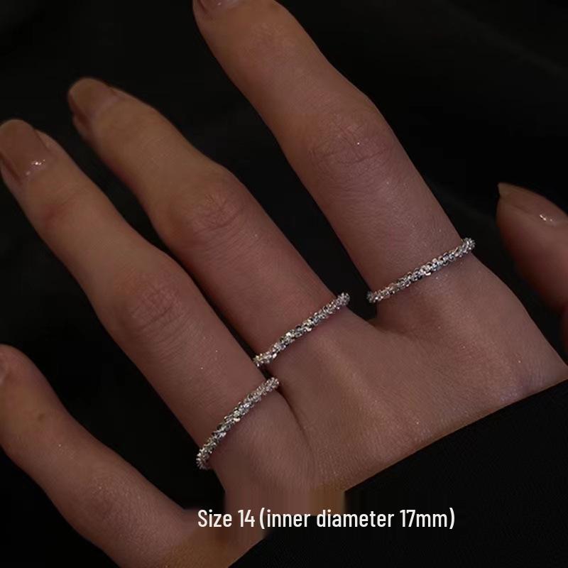 Bague Ouverte en Or Exquis: Style Japonais & Coréen, Alliance Fine Incrustée de Diamants, Empilable & Élégant Bijou de Doigt