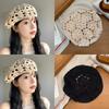 Japanese Inspired Vintage Embroidered Floral Beret Hat For Summer Fashion Lovers