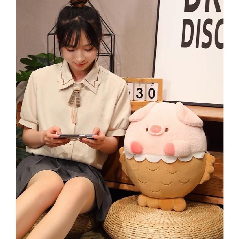 Plush Toy Fish Snapper Doll Pig Sleep Companion Animal Stuffed Birthday Gift