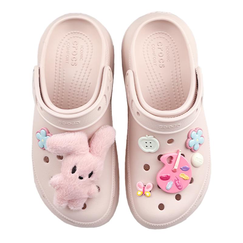Crocs Crush Clog MM Dream Builder Trick-or-treating Doll Dopamine Fun Dreamy Hand-painted Playful Hole Shoes Unisex Quartz Powder
