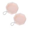 5Pcs Powder Puff Storage Box Case Portable Organizer Container Transparent Plastic