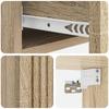 Wall Mounted Side Table Sonoma Oak 87.5 X 34.5 X 17 Cm