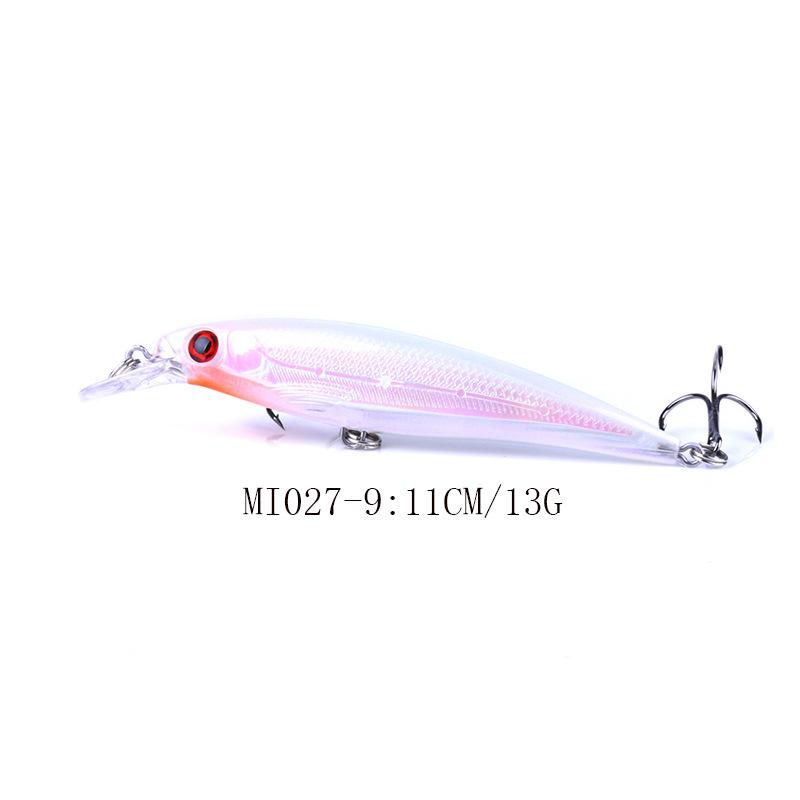 10Color Lure Bait Set for Long Casting Universal11cm13.4gBionic Hard Bait Freshwater Seawater Full Swimming Layer Fishing Gear F