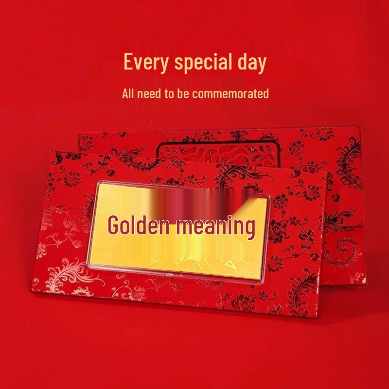 2025 Prosperity Princess 999 Gold Red Envelope Ornament - New Year Gift