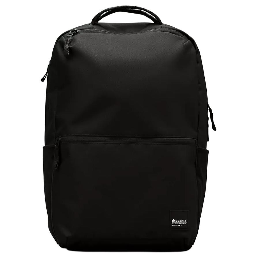 

Lululemon Double-Zip 22L Casual Versatile Backpack Unisex Backpack Black Gray LU9BRIS-064774 Black & Horizontal Gray