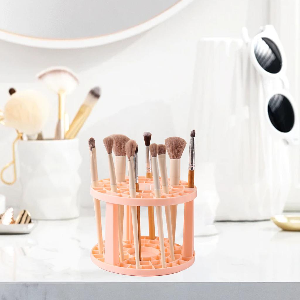 Makeup Brush Stand Rack Round Brush Drying Rack Plastic Brushes Dryer Holder Display Multifunctional Pen Display Stand Rack