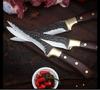 3pcs Forged Sharp Butcher Knife Boning Knife Slicing Knife with Knife Cover Multifunctional Kitchen Knife Set