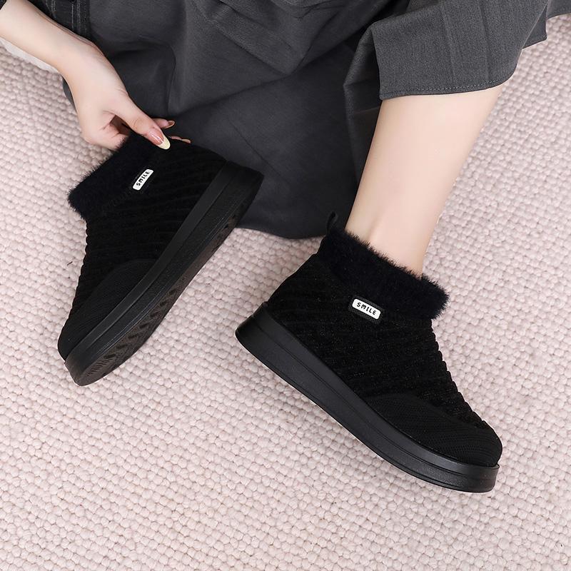 Women's Casual Cotton Shoes for Winter  Versatile Casual Warm and Anti-slip Wear-resistant Sole; Free Shipping Shoes Women