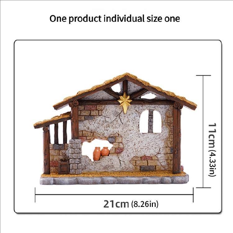 Intricately 11Cm Scene Durable Shelf For Holiday Display