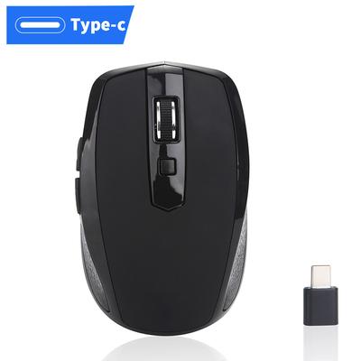 2,4 Ghz USB Type C vezeték nélküli egér 1600 Dpi Ergonomikus játék egerek USB-c eszközök Irodai játék Csendes mini számítógépes egér