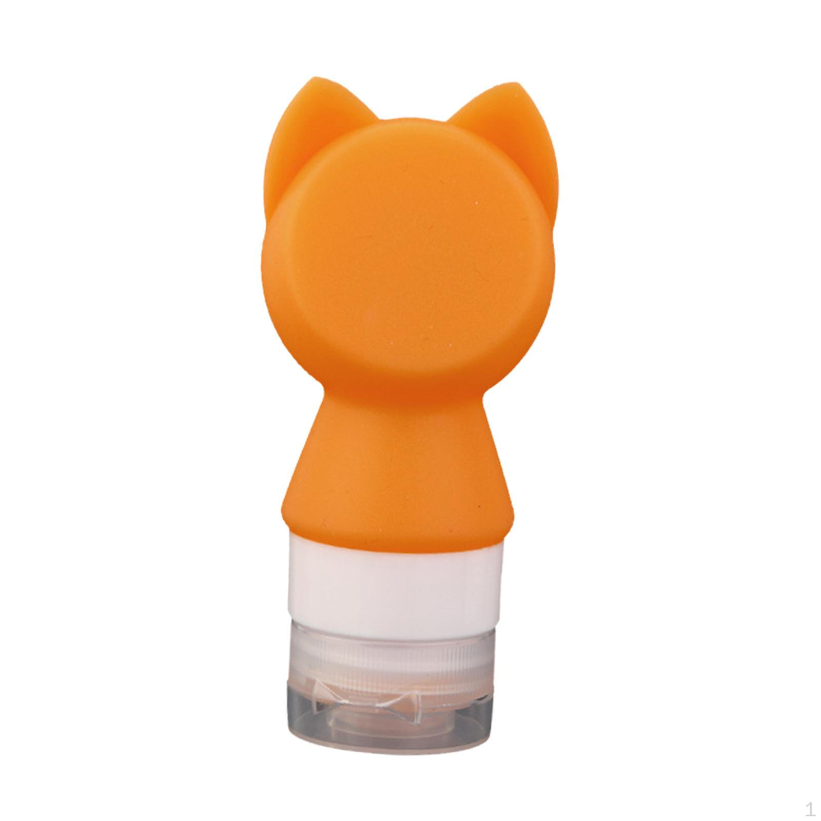 Travel Bottles, Silicone Cosmetic Tube, Empty, ,Refillable Cute Portable Containers for