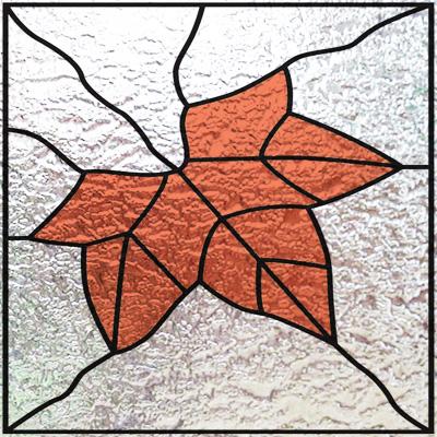 

Custom Size Window Film Stained Glass 3D Frosted Static Cling Vintage Maple Leaves Decal for Kitchen Cabinet Door Home Decor (as the picture,16X16 inches)