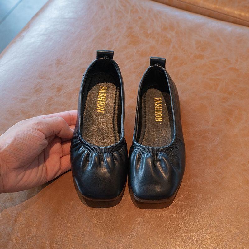 Girls Leather Shoe Dance Kids Shoe for Girls Flats Fashionable Girl School Shoes Girl Princess Shoes Casual Shoes Zapatos Niña
