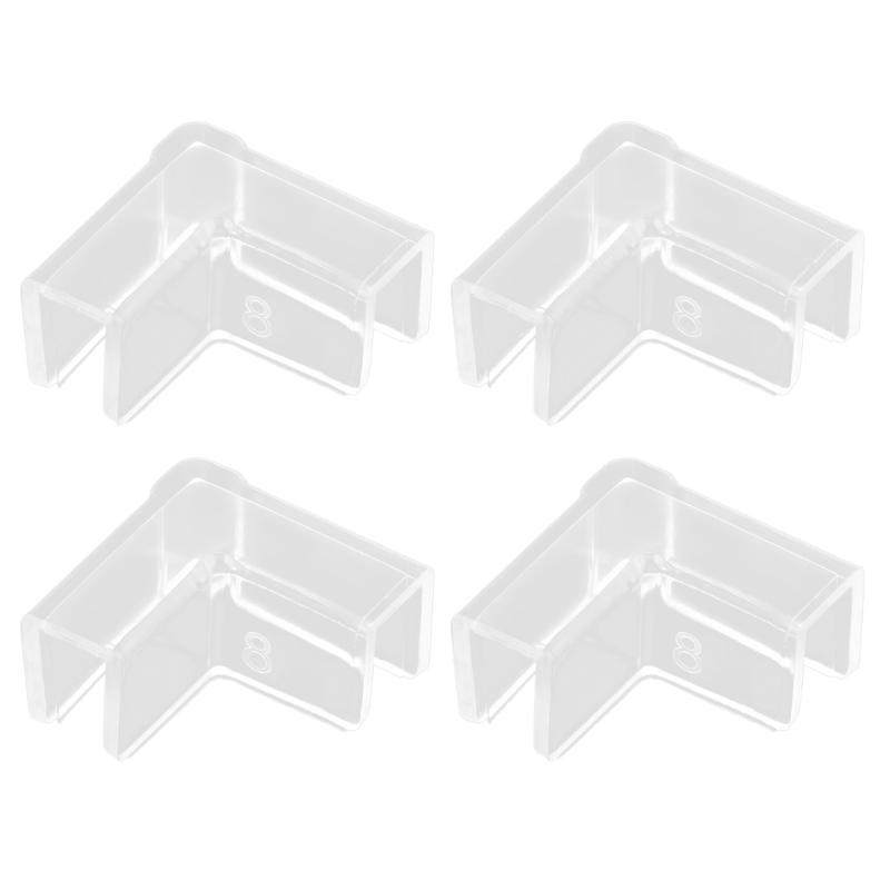 

4PCS Fish Tank Aquarium Glass Edges Protector Acrylic Protector Tools for Aquarium Fish Tank Glass Crashproof Tools