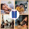 3D Printed Spiky Roller Fidget Toy Anxiety Stress Relief Kids Teens Adults Handheld Bumpy Rolling Massage Stick Portable Double-Rows Roller Sensory