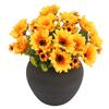 7 Forks Artificial Sunflower Bouquet Silk Sunflower Bunch Flowers Bulk for Home Wedding Decorations