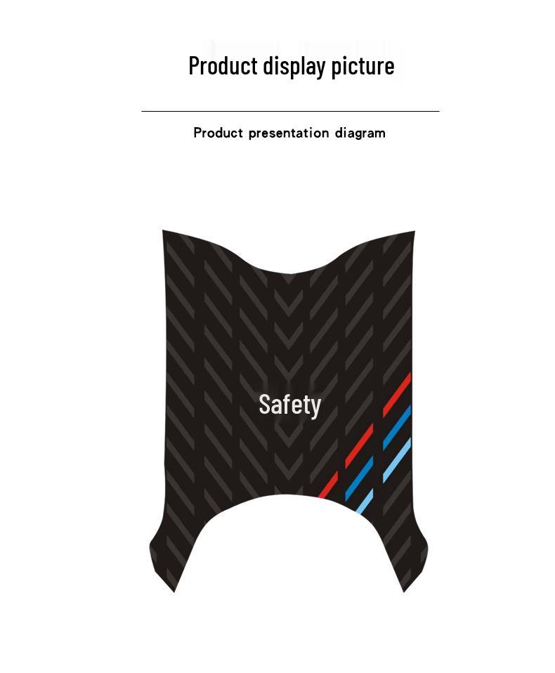 Jincan F850TS Ping'an Three-Bar Waterproof Anti-Slip Rubber Pedal Mats