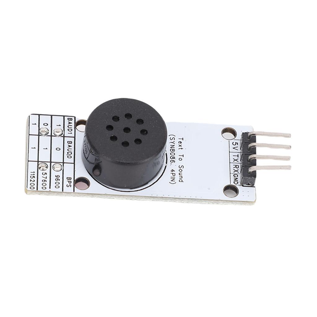 Text To Sound Voice Module Support for SYN8086 Chip Chinese Speech Synthesis Module UART Comm Interface Multi Text