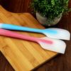 2 Size Flexible Silicone Scraper Heat Resistant Non-stick Translucent Cream Mixing Spatula Kitchen Must-have Gadget