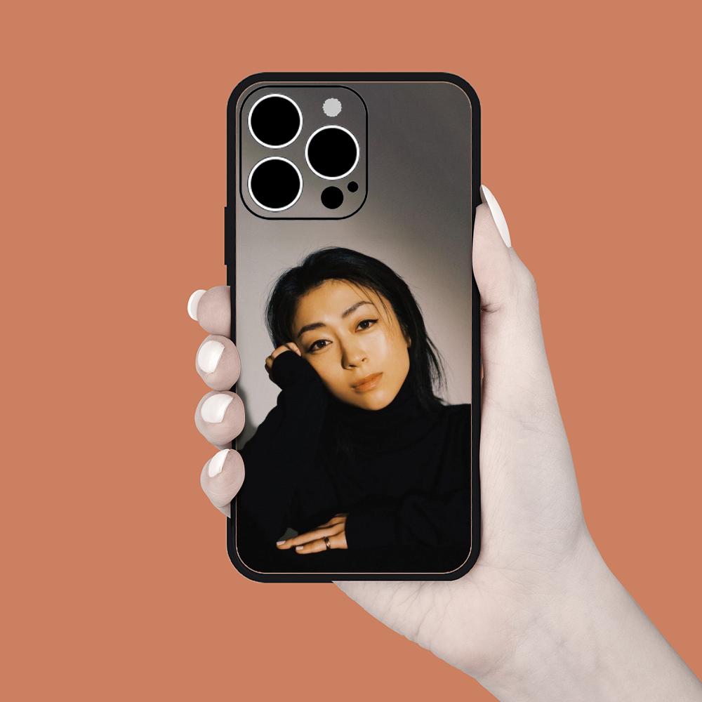 Japanese singer U-utada H-hikaru Phone Case for iPhone 12-17 Air Plus Pro Max Satin Glossy Colorful Great Gift iPhone16pro
