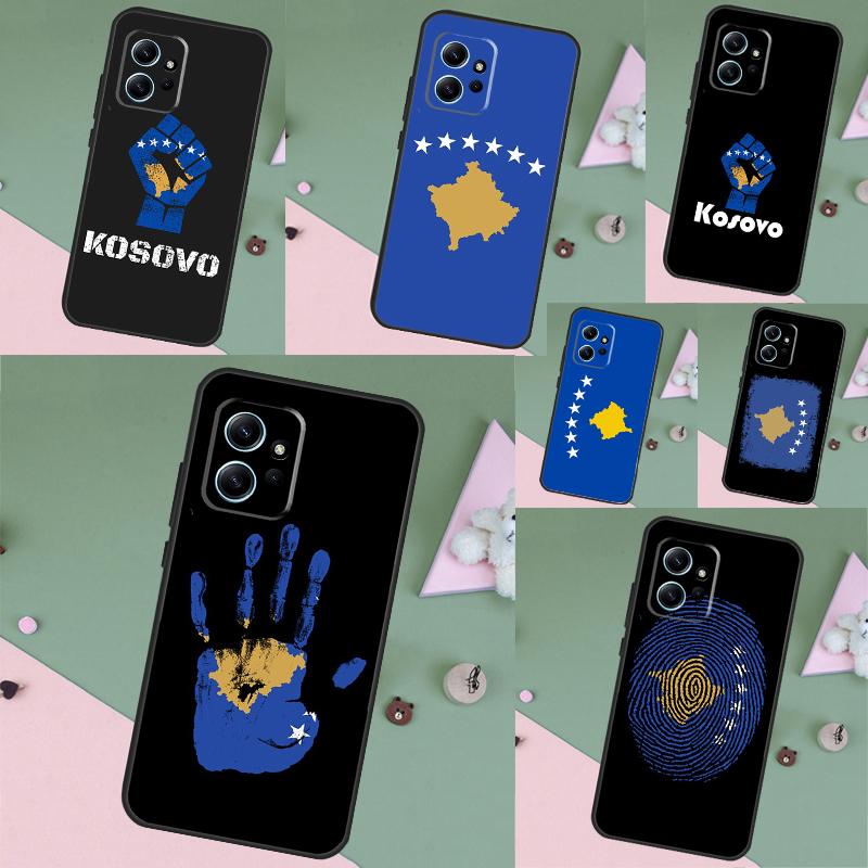 Kosovo National Flag Case For Xiaomi Redmi Note 13 14 Pro 12 11 10 15 Pro Plus Redmi 15 C 13 10C 12C 13C 14C Cover