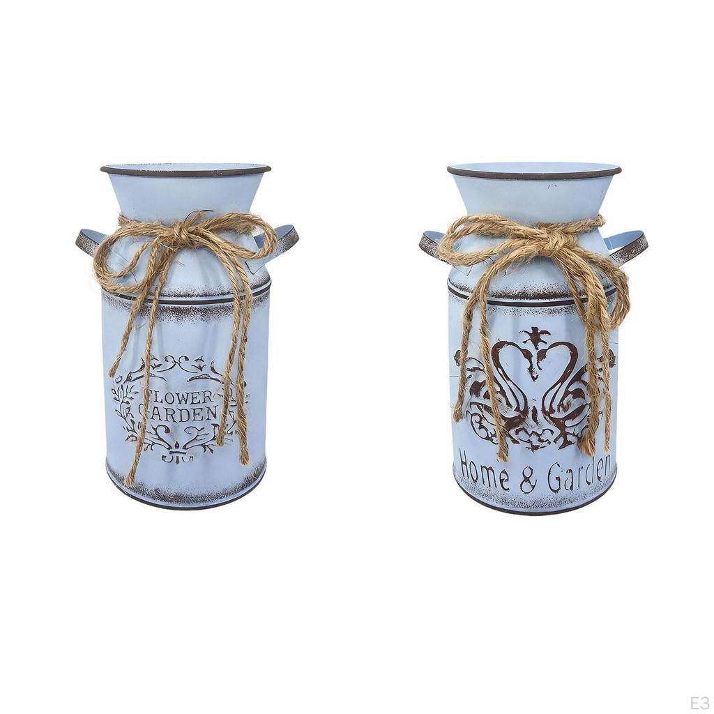 Jug Vase, Shabby Vase for Living Room Home Garden Wedding Country
