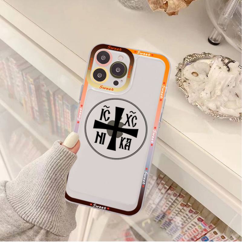 Nový křesťanský náboženský pouzdro na telefon s Ježíšem pro iPhone 11 12 13 Mini Pro Max 14 Pro Max Pouzdro skořepina