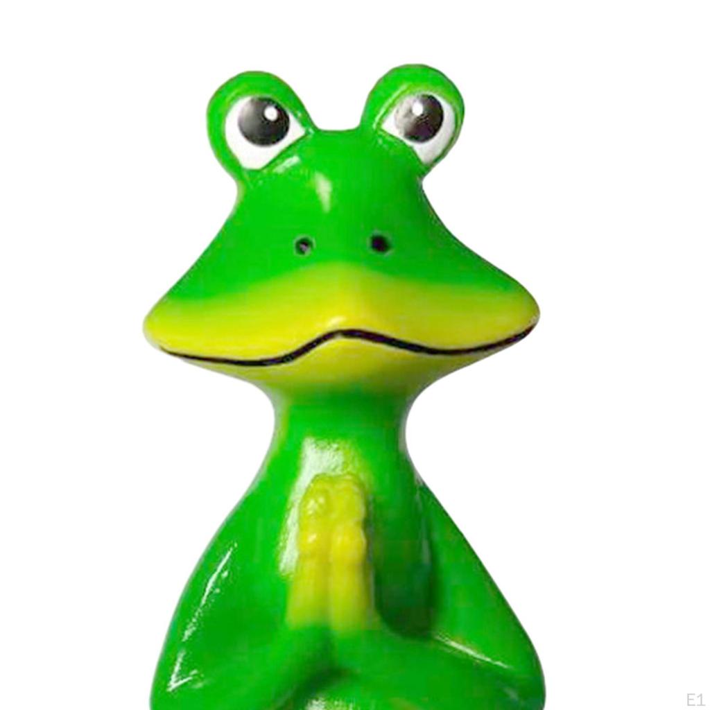 Animal Yoga Frogs Figure, Sculpture, Decor, Cute, Decorative, Fine Workmanship, Versatile, Realistic