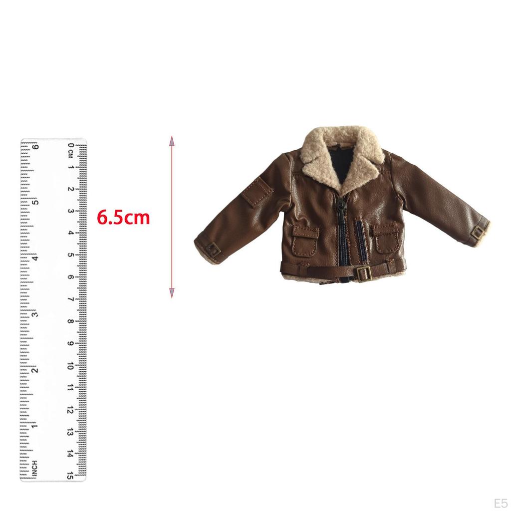 1/12 Male Action Figure Jacket for 6 Inch Dolls, Accessory Figures