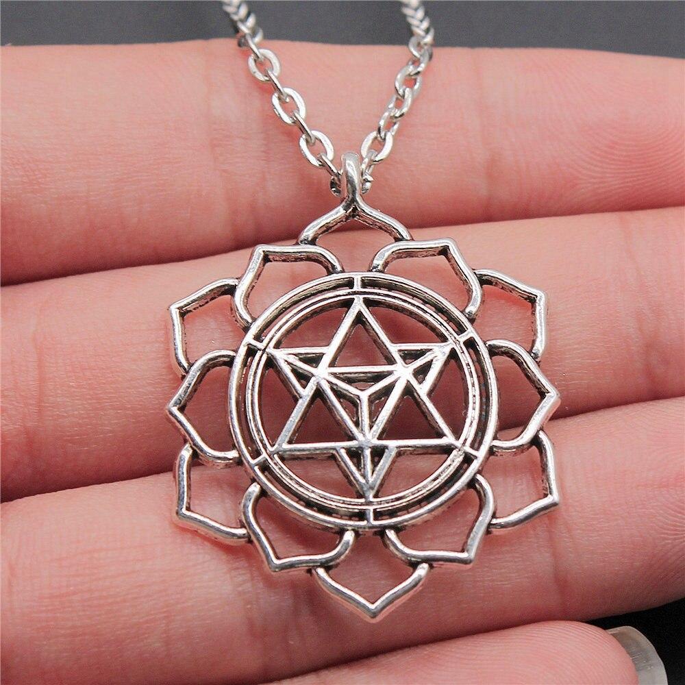 The Flower Of Life Necklace Jewelry Making Supplies Vintage Fashion Jewelry On The Neck