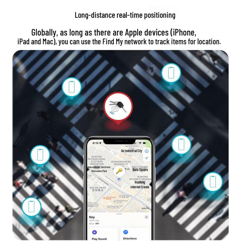 Square Remote Tracker: Compatible with Apple Find My, Bluetooth Key & Wallet Locator.