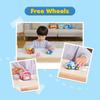 SBSG Robocar Poli 4 Pack Poli + Amber + Roy + Helly Transforming Robot Toys, 4" Transformable Action Figure Toy, Emergency Vehicle Playset, Holiday Bi