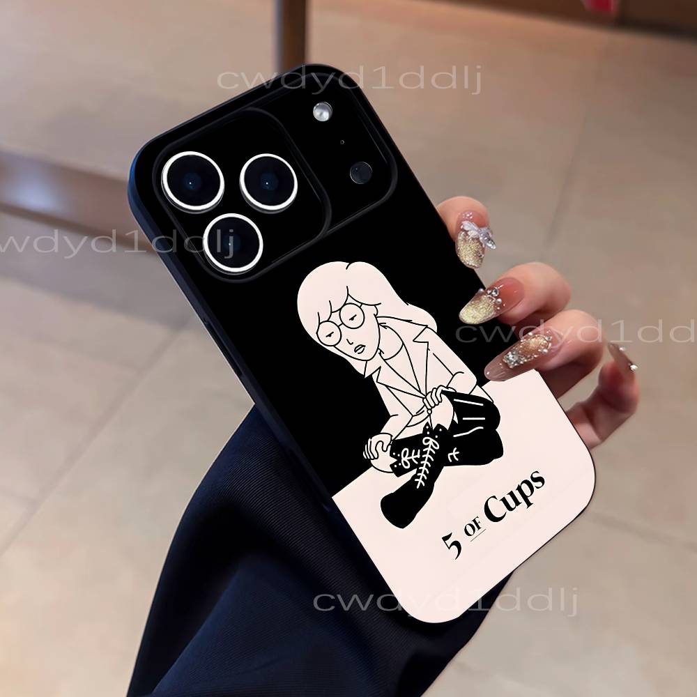 

Cool D-Daria Cartoon Girl Phone Case For iPhone 17,16,15,11,12,14,13 Pro Max Mini XS,XR,7 Plus 16E Air Shockproof Soft Cover iPhone17promax
