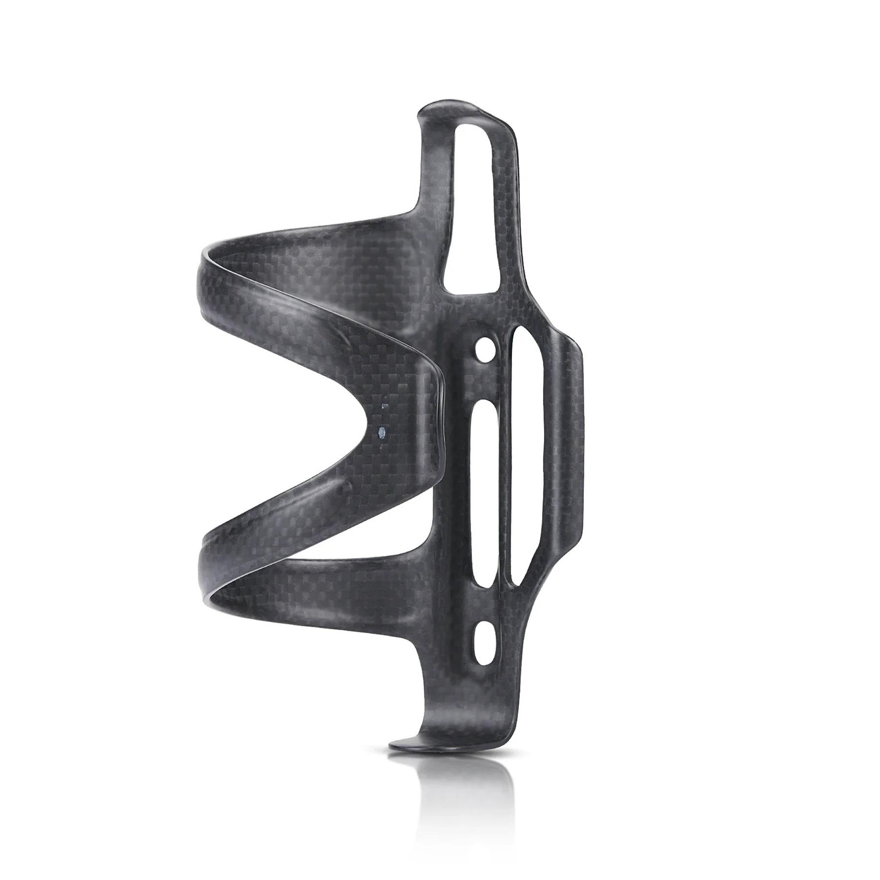 

Carbon Side Load Bicycle Water Bottle Cage Mountain Road Bike Water Bottle Holder, Matte Black, Weight (22±2g)