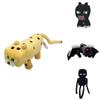 Adorable Minecraft Plush Toys Featuring Soft Creeper Enderman And Wolf Characters