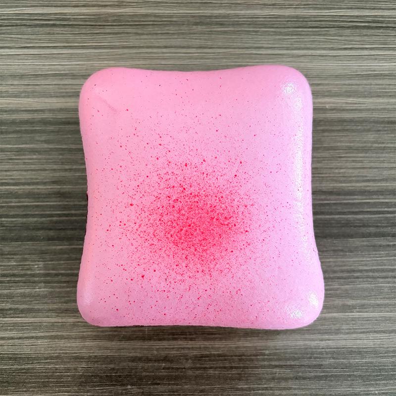 Soft Toast Squishy Toy Squeeze Stress Relief Toys Fidget Toys Simulation Bread Slow Rebound Sensory Toy Best Gift for Friends