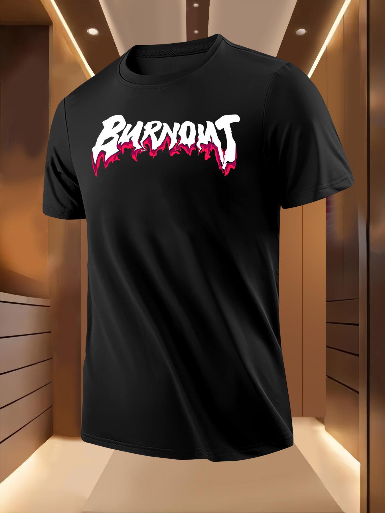 BURNOUT Graphic Tshirt - Light Yellow S