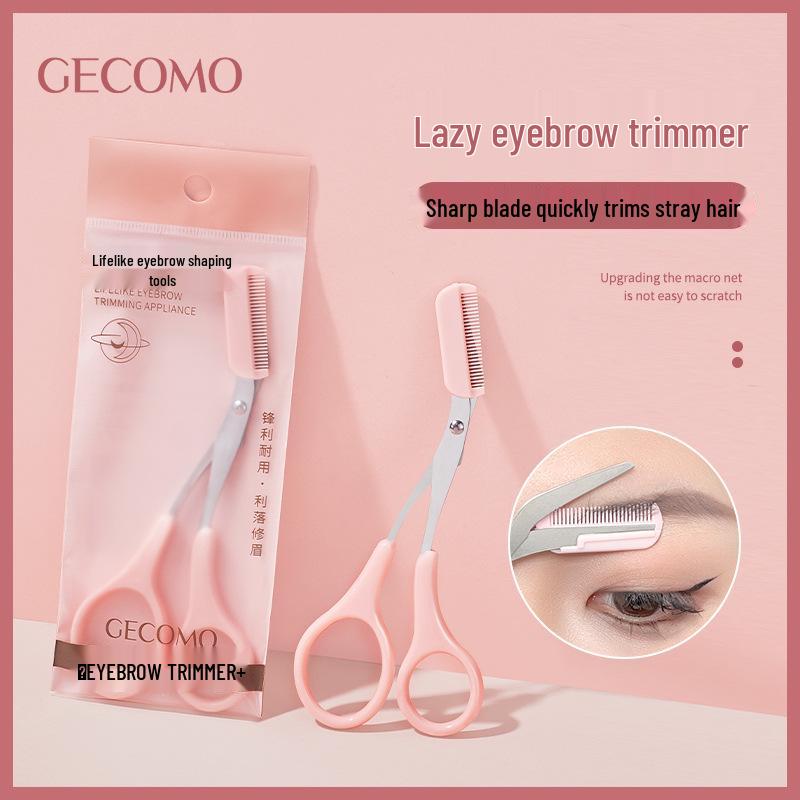 GE COMO Dual-Use Eyebrow Shaping Kit with Comb Razor and Scissors for Beginners